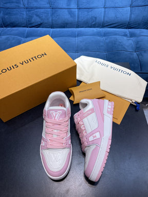 Louis Vuitton Trainer Pink Rose