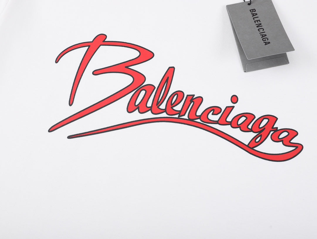 Camiseta Balenciaga Signature Branco