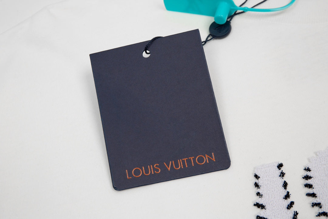 Camiseta Louis Vuitton Neon Burst Branco