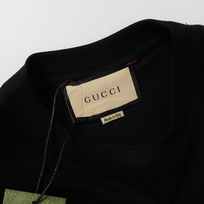 Camiseta Gucci Estampa Tênis - Preto