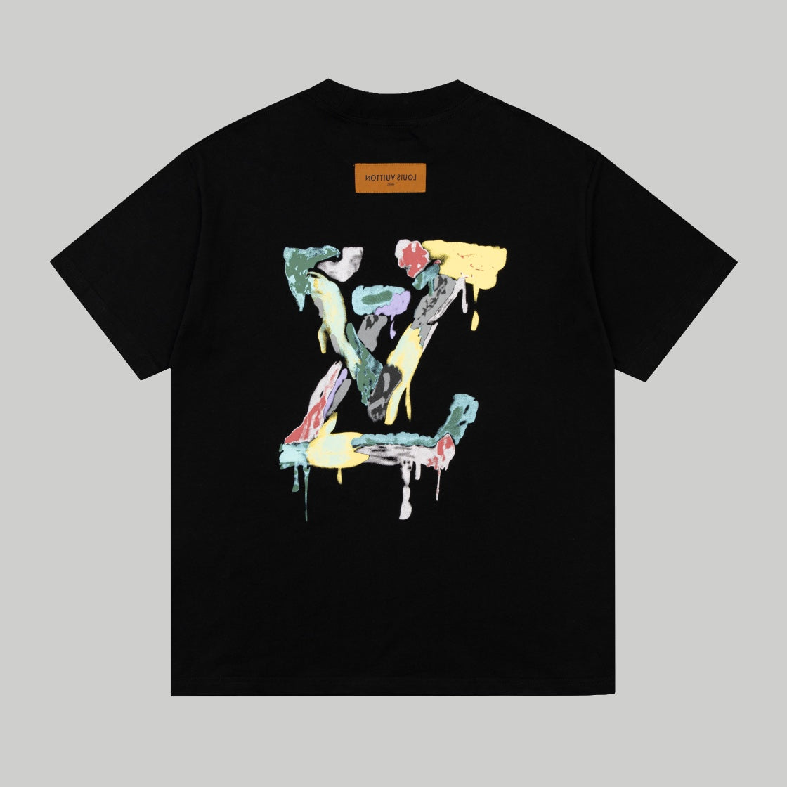 Camiseta Louis Vuitton Drip Art Preto