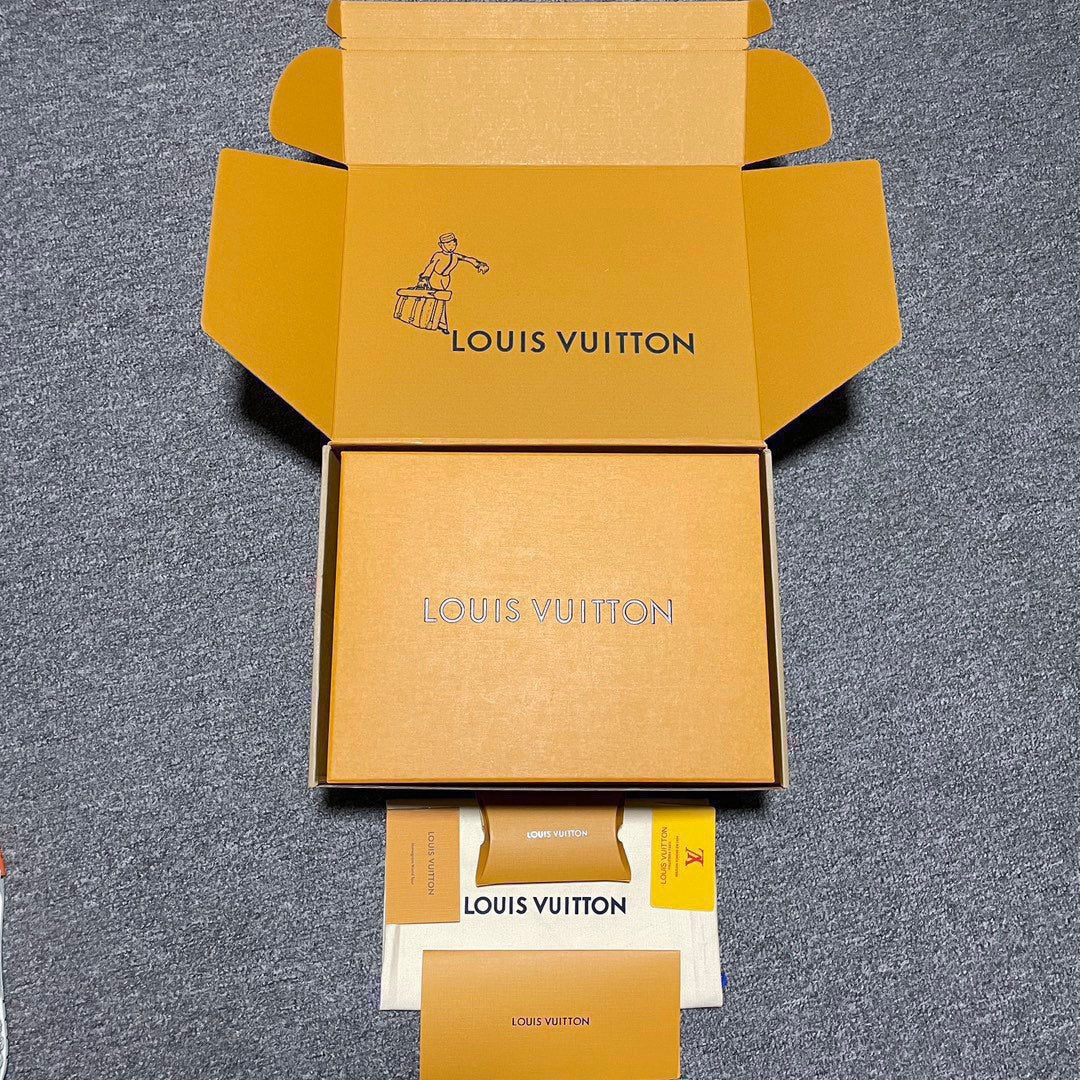 Louis Vuitton LV Trainer Monogram Denim light blue