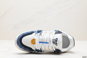 Louis Vuitton LV Trainer Monogram Denim White Blue