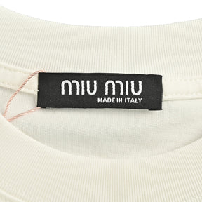 Camiseta Miu Miu White Icon Edition Branca